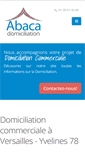 Mobile Screenshot of abaca-domiciliation.com